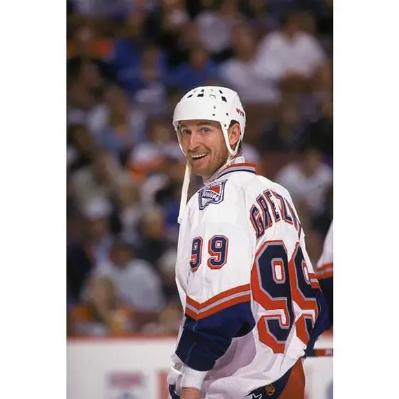 New York Rangers 1998-99 STARTER jersey White Liberty Alt M NHL hockey vintage - Picture 7 of 7